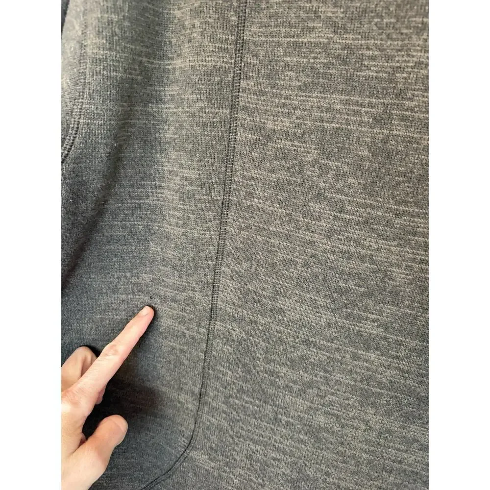 Patagonia Better Sweater Quarter Zip Fleece Jacket Heathered Brown Mens Sz M